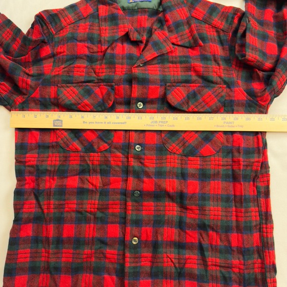 VTG Pendleton 100% Virgin Wool Men's Lg Macduff Tartan Plaid Locker Loop USA EUC - Picture 5 of 8